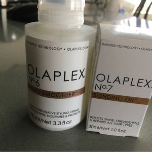 Olaplex #6 Bond Smoother and #7 Bonding Oil